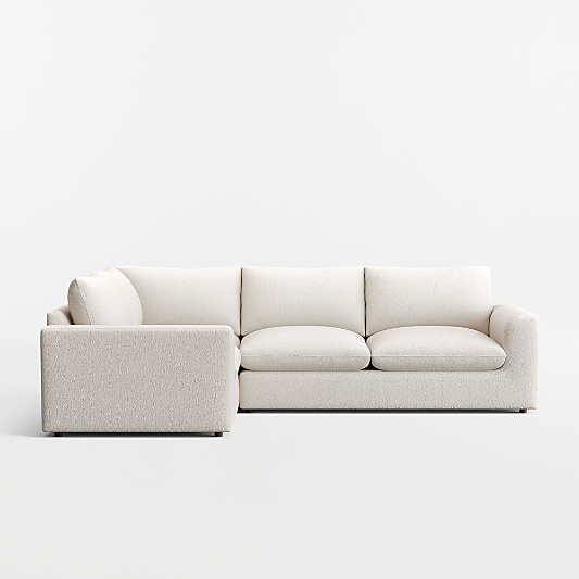 Serenity 3-Piece L-Shaped Sectional Sofa