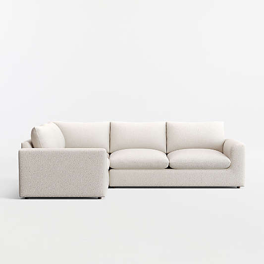 Serenity 3-Piece L-Shaped Sectional Sofa