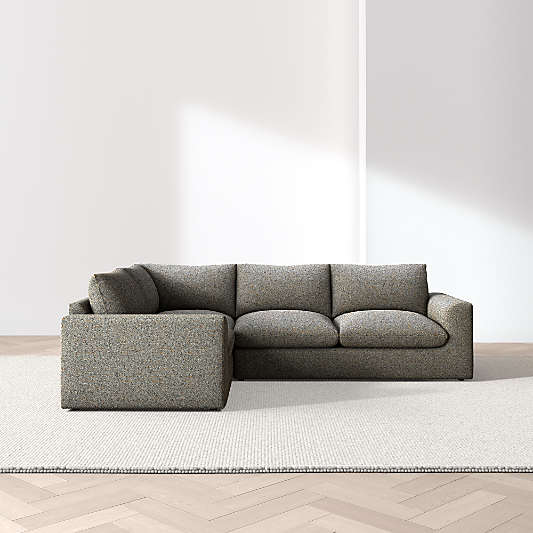 Serenity 3-Piece L-Shaped Sectional Sofa
