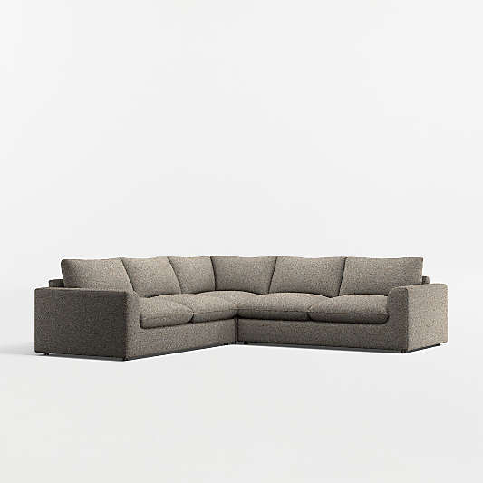 Serenity 3-Piece L-Shaped Sectional Sofa