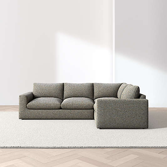 Serenity 3-Piece L-Shaped Sectional Sofa