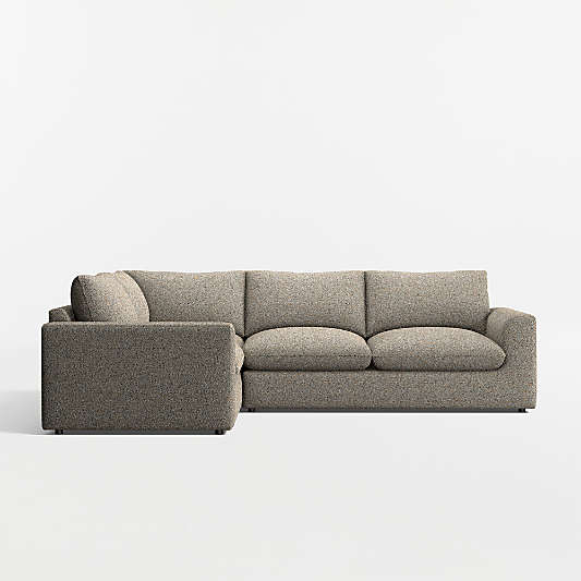 Serenity 3-Piece L-Shaped Sectional Sofa