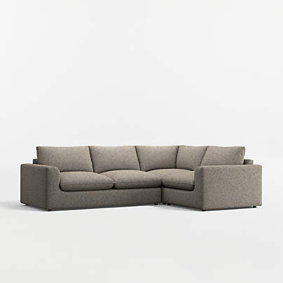 Serenity 3-Piece L-Shaped Sectional Sofa