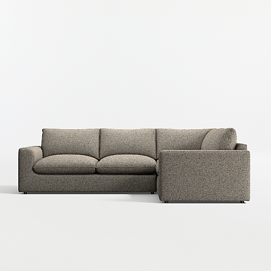 Serenity 3-Piece L-Shaped Sectional Sofa