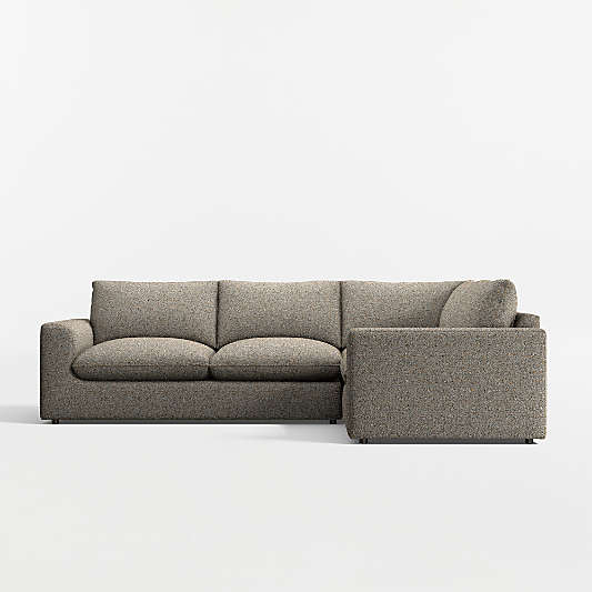 Serenity 3-Piece L-Shaped Sectional Sofa