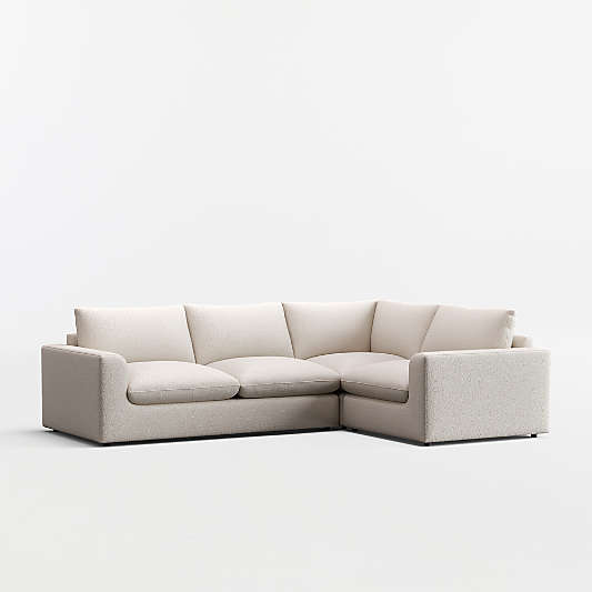 Serenity 3-Piece L-Shaped Sectional Sofa