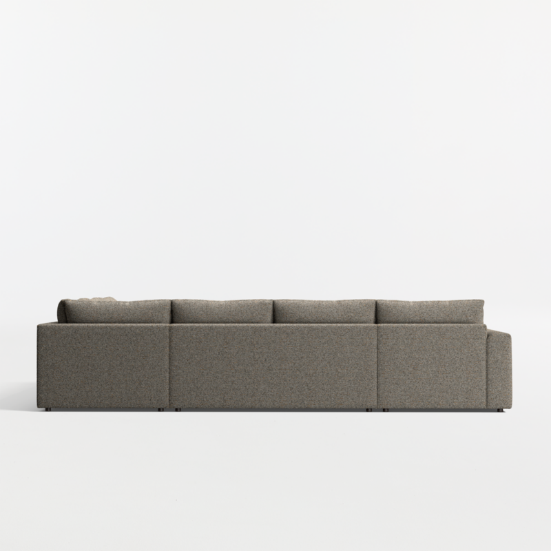 Serenity 4-Piece L-Shaped Sectional Sofa with Chaise Lounge - image 4 of 5