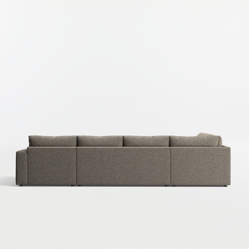 View Serenity 4-Piece L-Shaped Sectional Sofa with Chaise Lounge - image 6 of 6