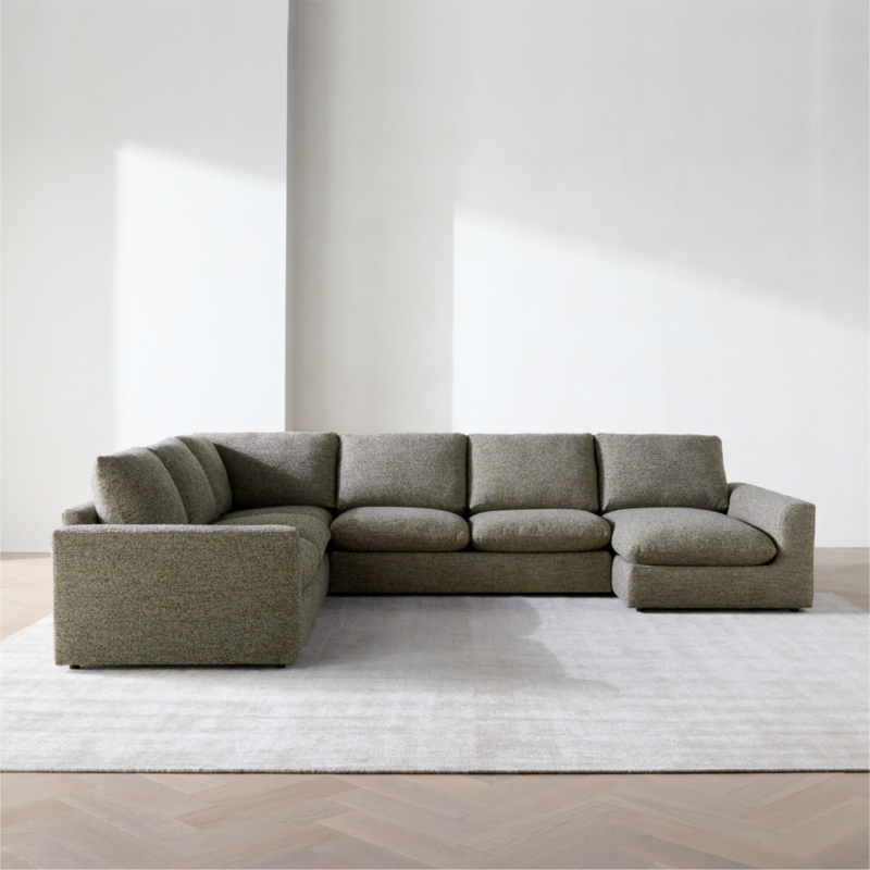 Serenity 4-Piece L-Shaped Sectional Sofa with Chaise Lounge - image 2 of 6