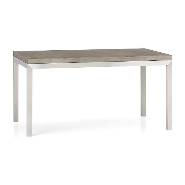 Stainless Steel Base 60x36 Dining Table, Brushed Stainless Steel Dining Table Base