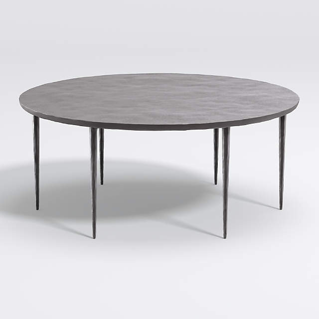 Staal Cast Aluminum Coffee Table, Black Coffee Table Crate And Barrel
