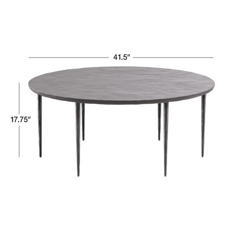 Staal Cast Aluminum Coffee Table | Crate & Barrel