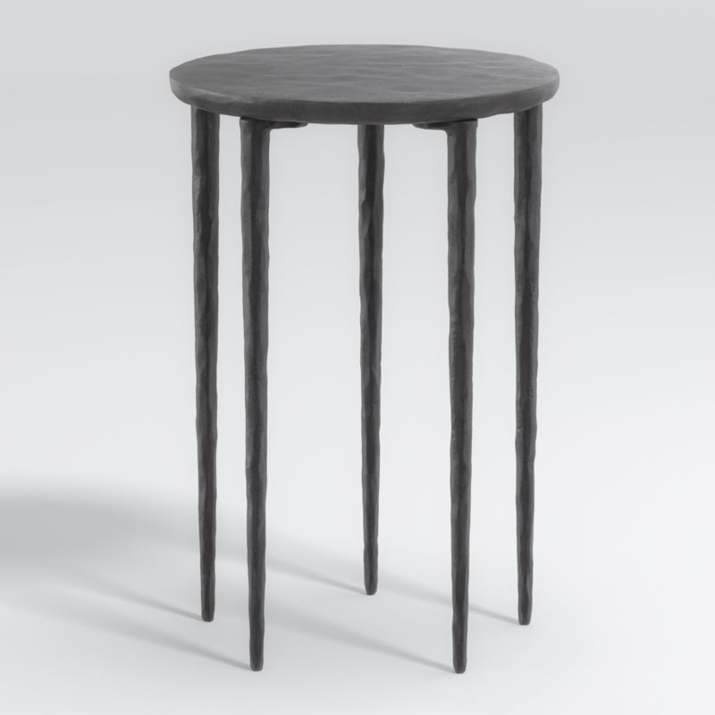 Staal Cast Aluminum Round End Table