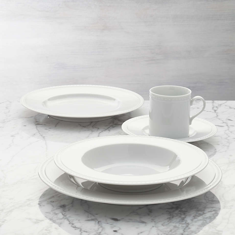 Staccato 5-Piece Dinnerware Set | Crate & Barrel