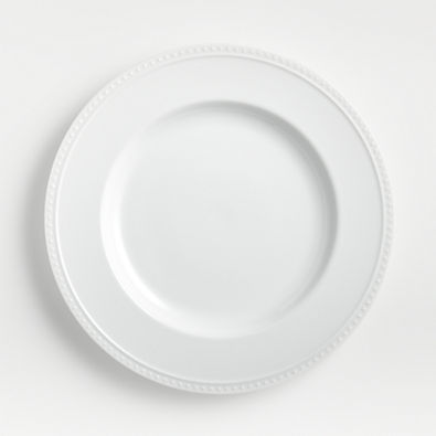 View Staccato White Porcelain Dinner Plate details