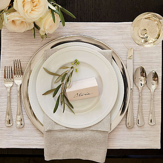 Staccato White Porcelain Saucer