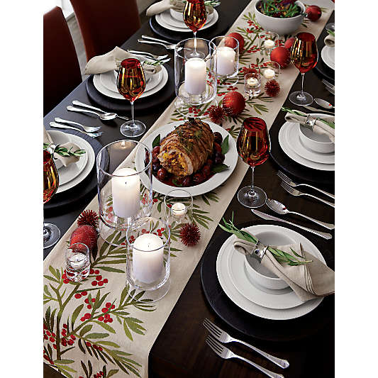 Staccato White Porcelain Oval Serving Platter