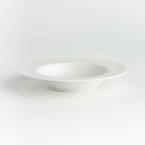 Staccato Wide-Rim Porcelain Dinnerware