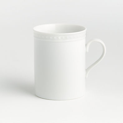 View Staccato 11-oz. White Porcelain Mug details