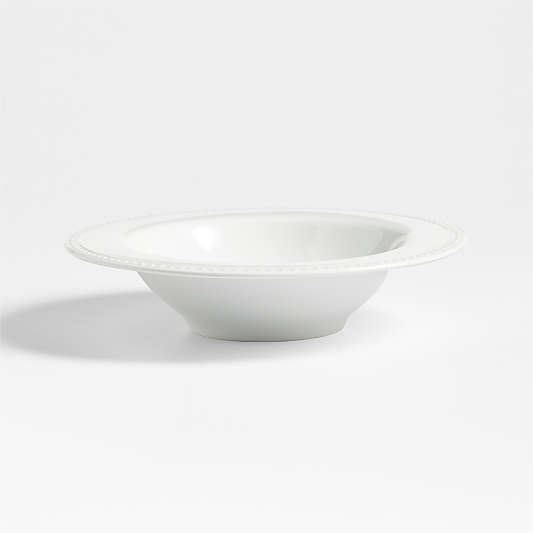 Staccato White Porcelain Pasta Bowl
