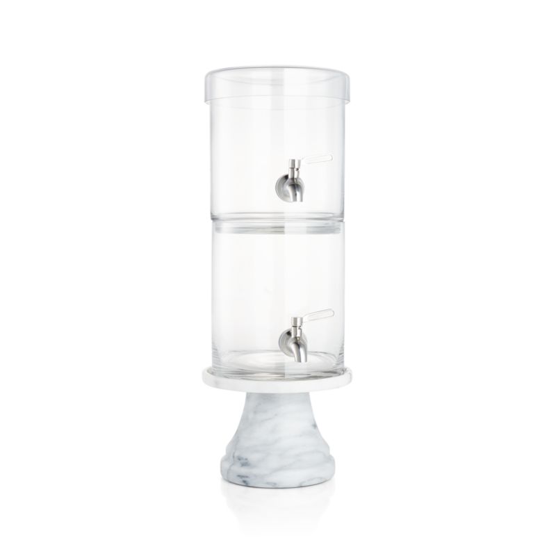 Stacking 2-Gallon Glass Cold Drink Dispenser with French Kitchen Stand - image 4 of 5