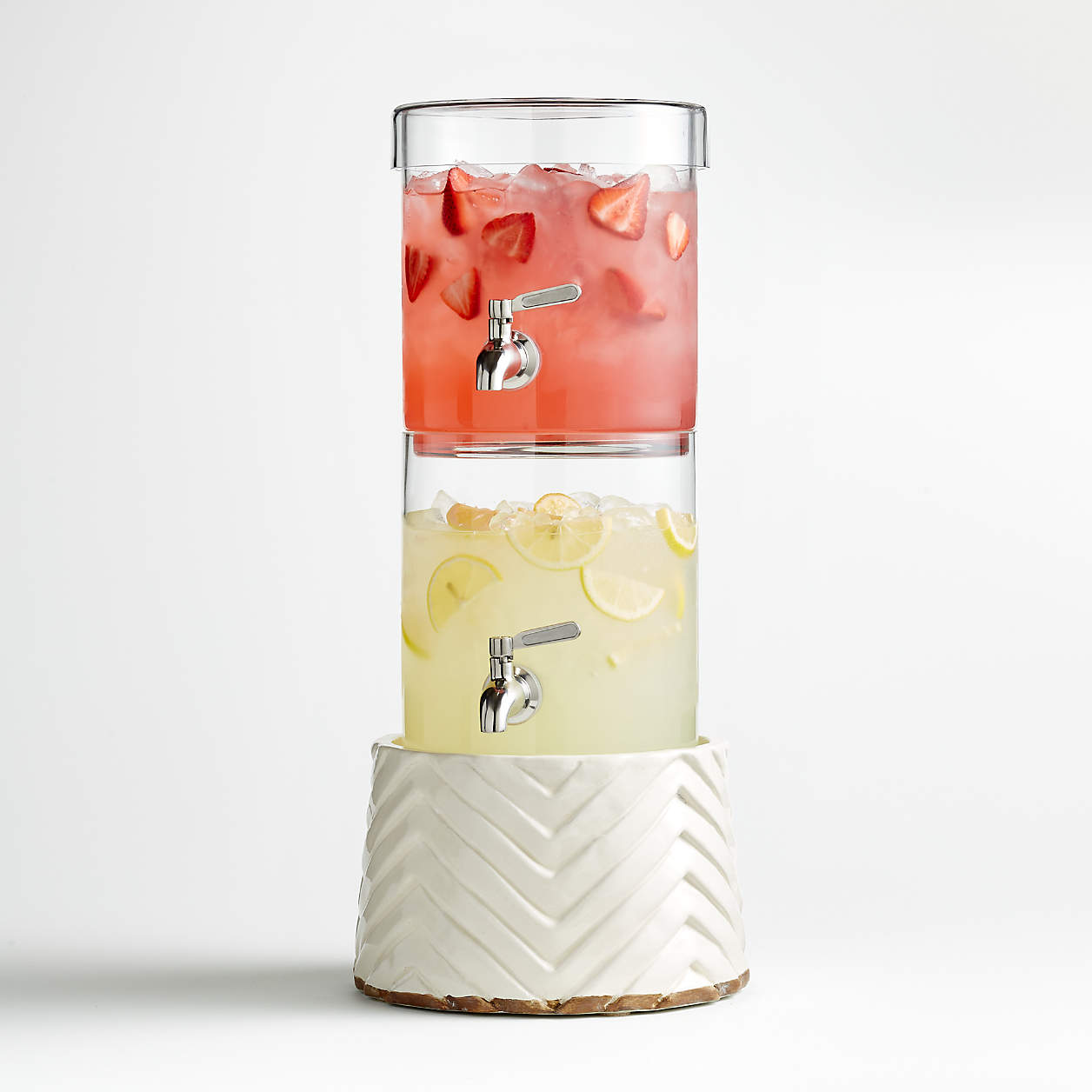 Stacking Drink Dispenser with Adra Stand + Reviews Crate & Barrel Canada