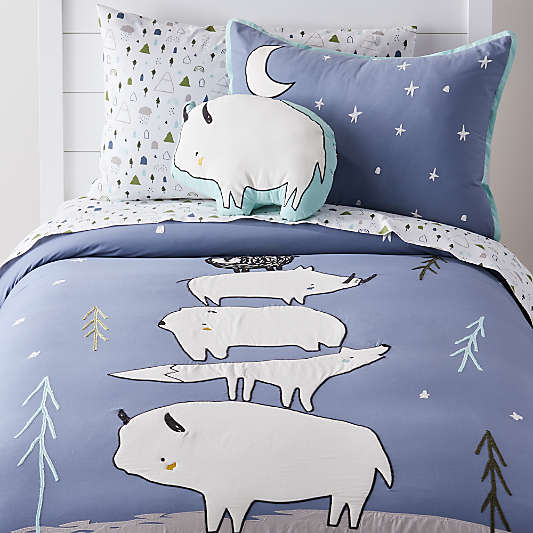 Stacked Animals Full/Queen Duvet Cover