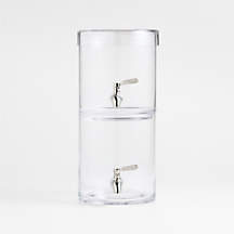 Stacking 2-Gallon Glass Cold Drink Dispenser + Reviews | Crate & Barrel