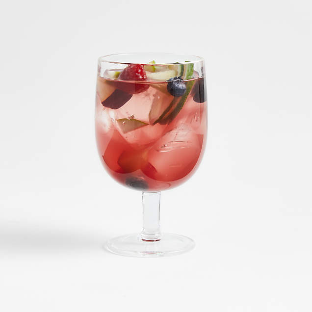 Stacking Acrylic Margarita Glass + Reviews Crate & Barrel