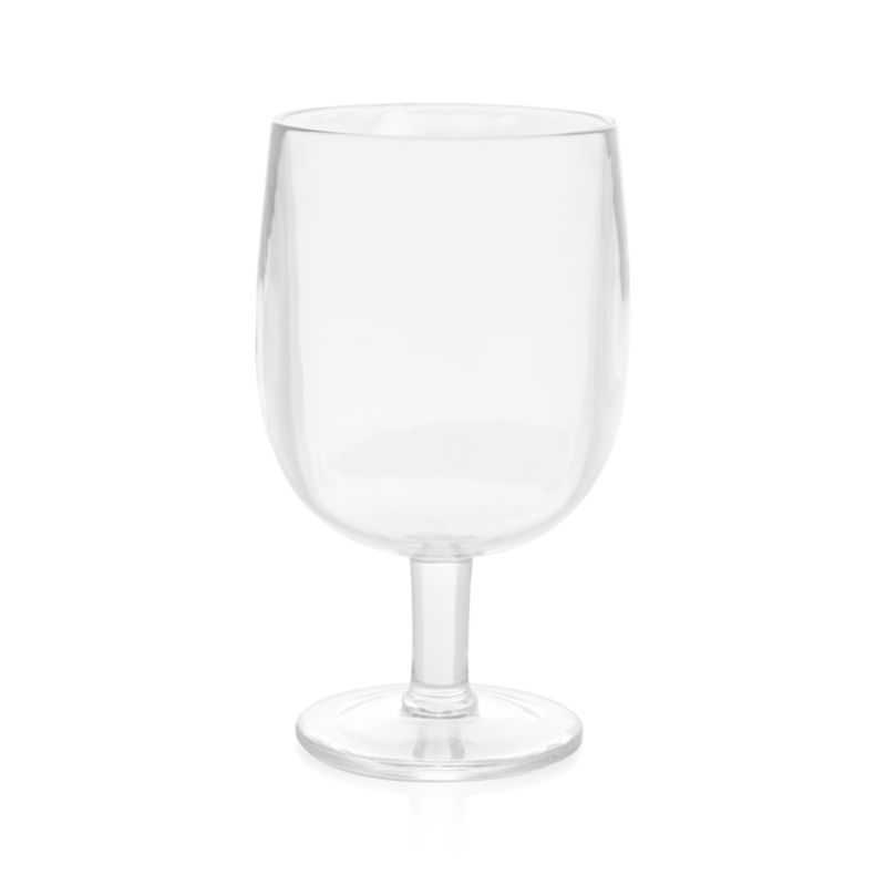 Stacking Acrylic Clear Wine Glass