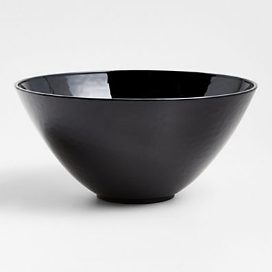 View Stacks Black Outdoor Melamine Serving Bowl details