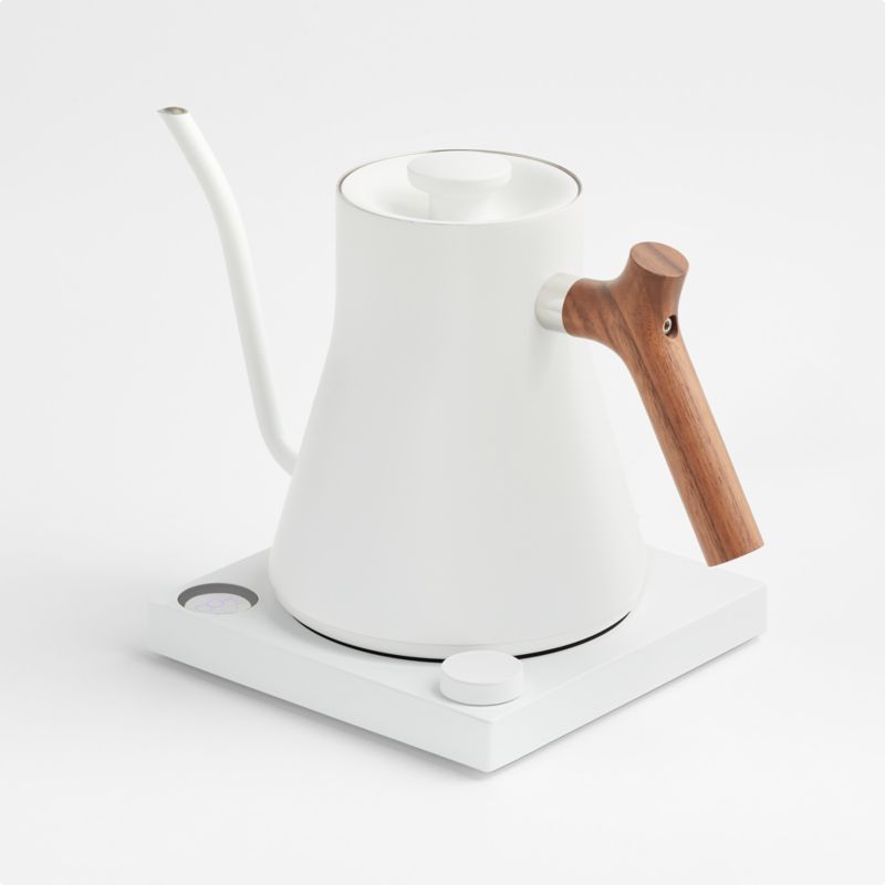 Fellow Stagg EKG Electric Tea Kettle Matte White with Walnut Accents - image 3 of 4