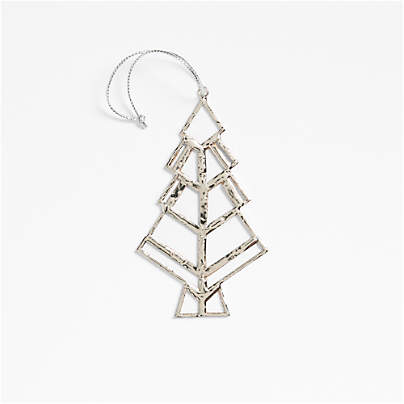 Stained Glass Tree Christmas Ornament