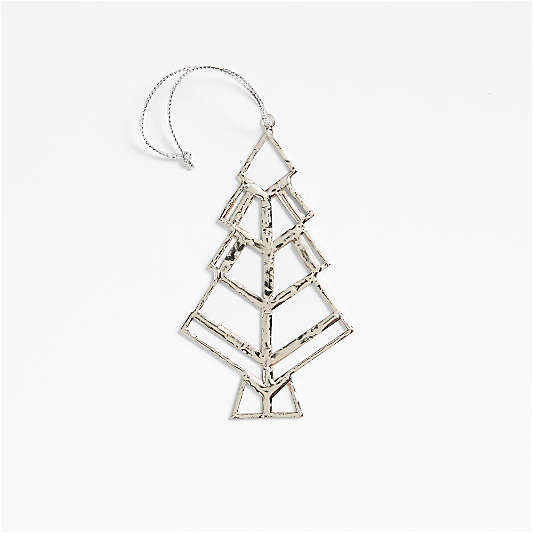 Stained Glass Tree Christmas Ornament