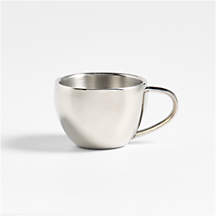 Stainless Steel 4-oz. Espresso Cup + Reviews | Crate & Barrel