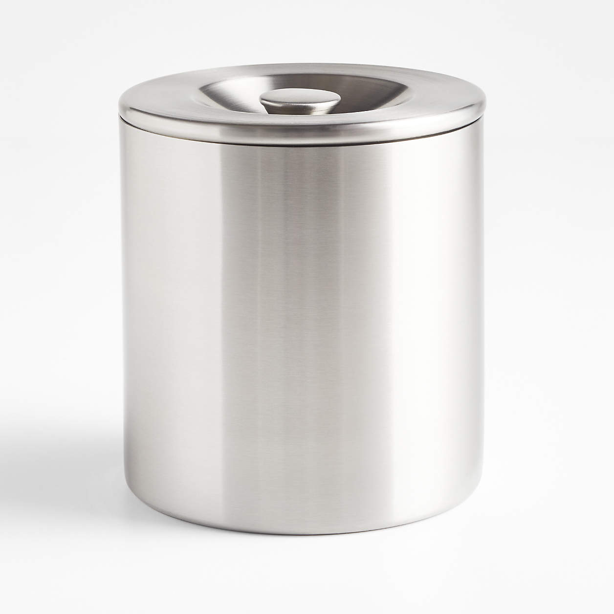 Large Stainless Steel Canister Reviews Crate Barrel Canada   Stainless Steel Canister Large 