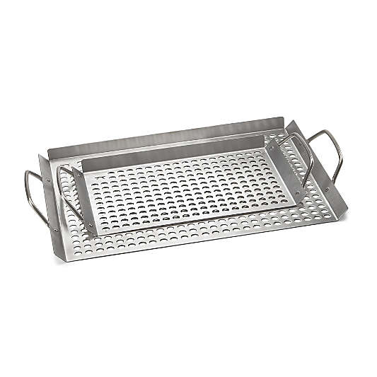 Stainless Steel Grill Grids, Set of 2