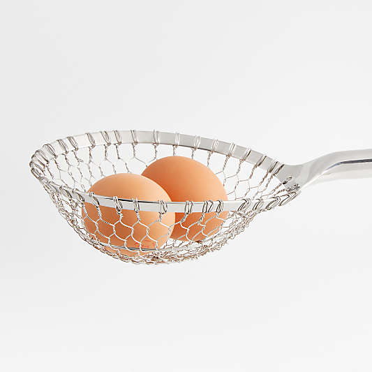 Crate & Barrel Stainless Steel Spider Skimmer