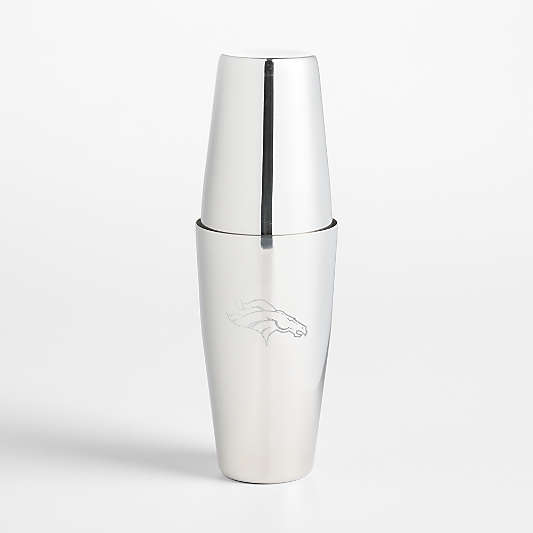 NFL Denver Broncos Stainless Steel Boston Shaker