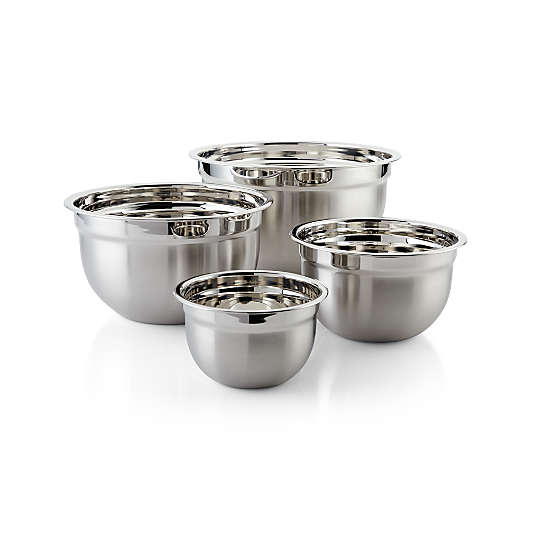 4-Piece Stainless Steel Bowls