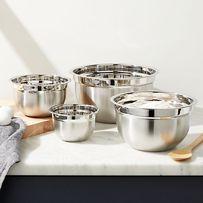 View 4-Piece Stainless Steel Bowls details