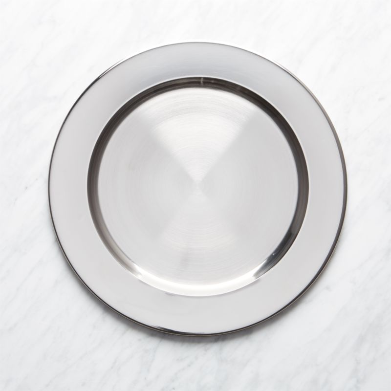 Stainless Steel Charger Plate - image 0 of 12