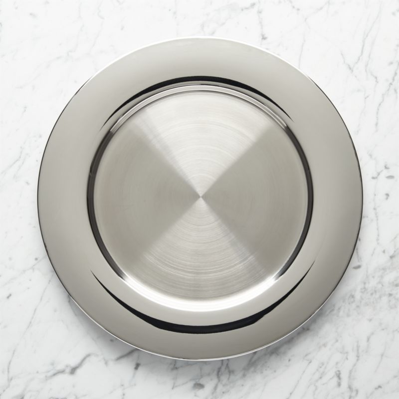 Stainless Steel Charger Plate - image 1 of 12