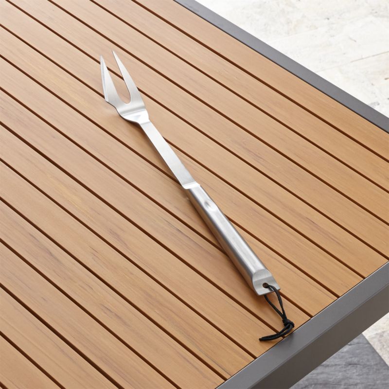Stainless Steel Grill Fork + Reviews Crate & Barrel Canada
