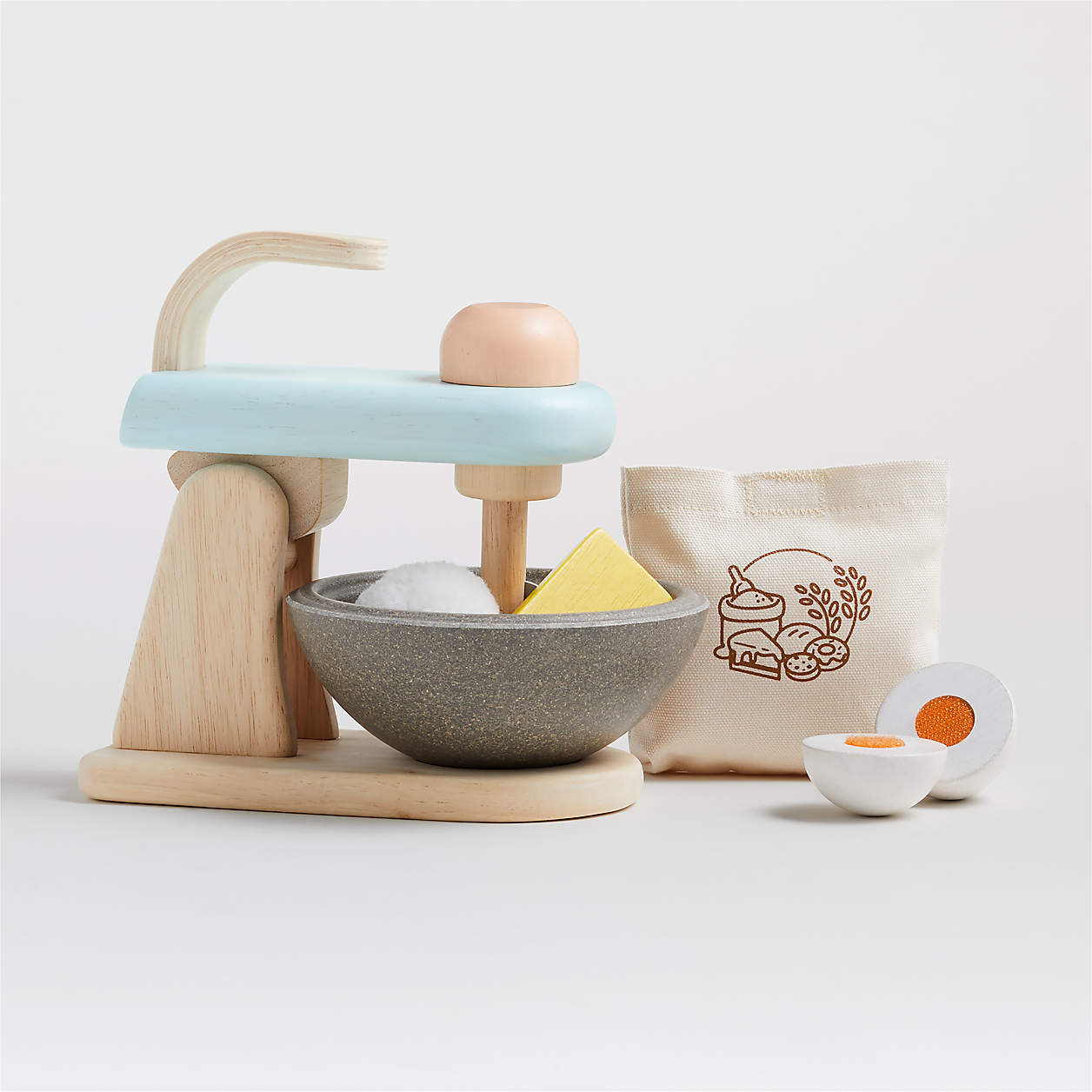 Plan Toys Wooden Stand Mixer Play Set + Reviews Crate & Kids Canada