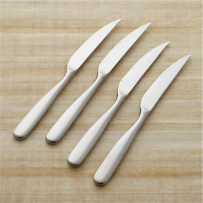 View Stanton Satin Steak Knives, Set of 4 details