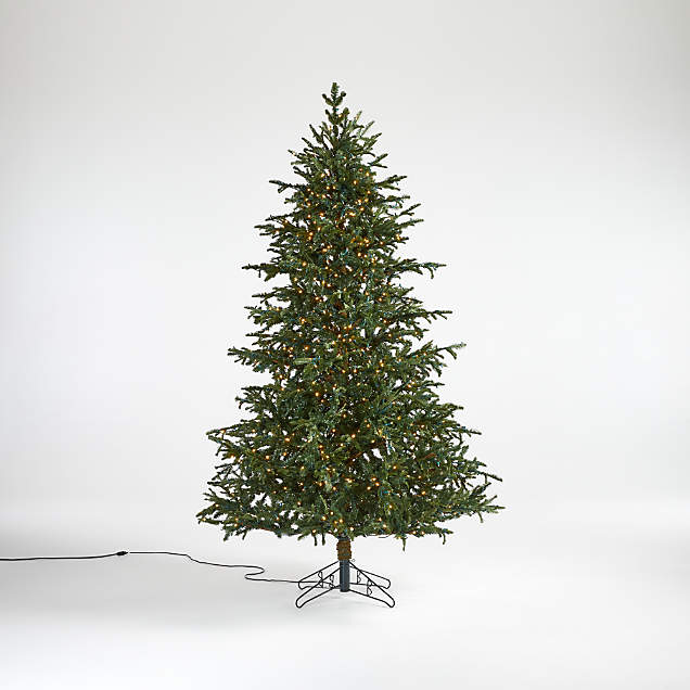 Faux Alaskan Spruce PreLit LED Christmas Tree with MultiColor Lights