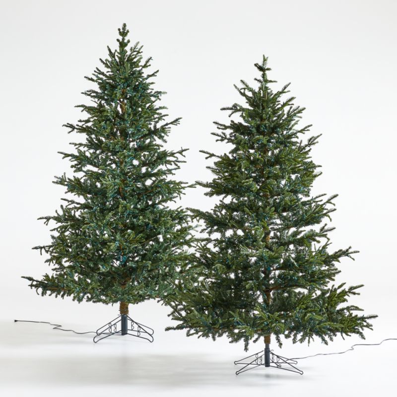 Potted Holiday Star Fir Tree White LED, Large 7.5' - image 5 of 9
