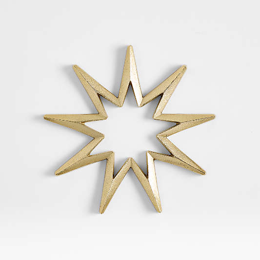 Star Gold Metal Trivet