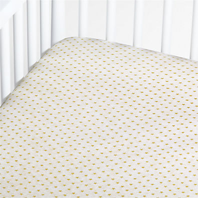 View Baby's First Natural Star Organic Jersey Baby Crib Fitted Sheet details